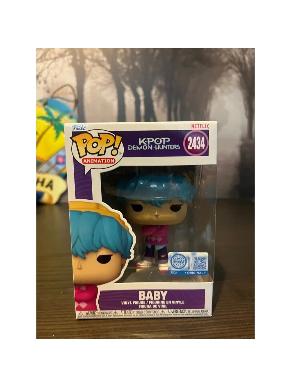 EXCLUSIVE Baby K-Pop Demon Hunters Funko Pop #2434 Saja Boys Huntr/X Movies Film